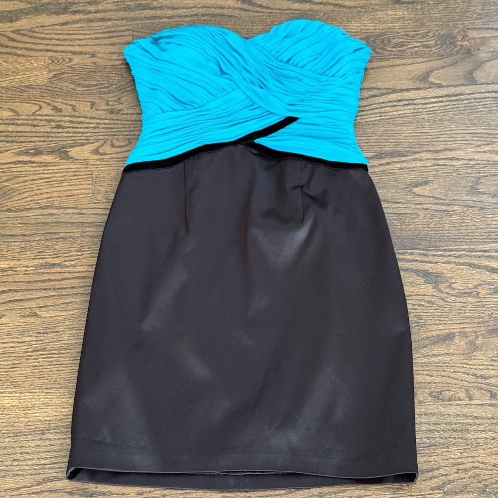 Max & Cleo Turquoise and Black dress